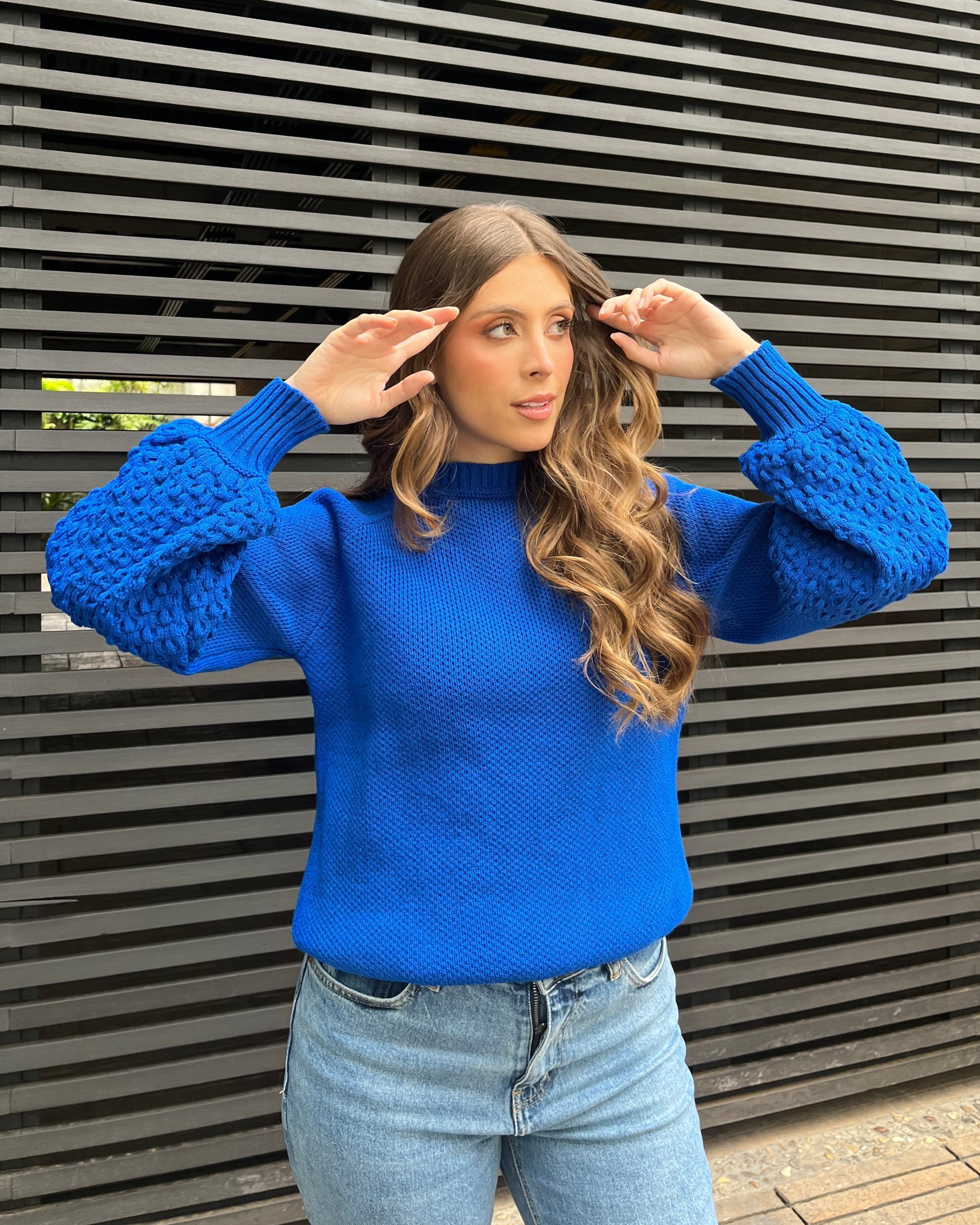 Suéter Pompeya - Azul
