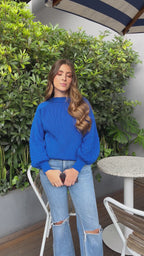 Suéter Pompeya - Azul